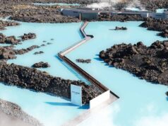 Mikil uppbygging við Bláa lónið