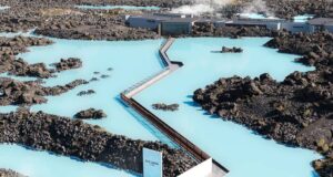 Mikil uppbygging við Bláa lónið