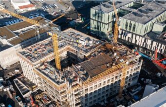 Framkvæmdir við rannsóknahús Nýs Landspítala