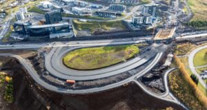 Mannvirkin farin að taka á sig mynd