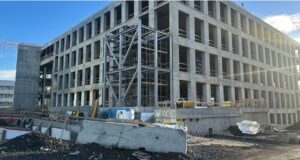 Framkvæmdir við rannsóknahús nýs Landspítala