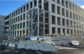 Framkvæmdir við rannsóknahús nýs Landspítala