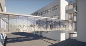 Ný göngubrú milli Barnaspítala og meðferðarkjarna Nýs Landspítala