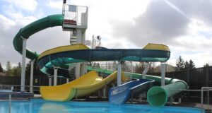 03.02.2026 Borgarbyggð. Endurnýjun vatnsrennibrauta við Íþróttamiðstöðina í Borgarnesi