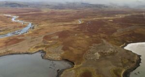 Lúxushótel og þyrlupallur við Löngufjörur