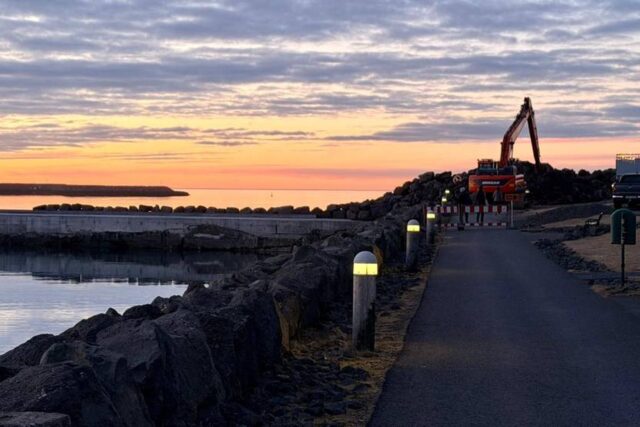 17.02.2026 Lokaáfangi hafinn á Norðurgarði a