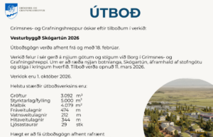 11.03.2026 Grímsnes- og Grafningshreppur. Vesturbyggð Skógartún 2026