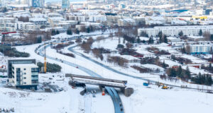 Framkvæmdir við Arnarnesveg ganga vel