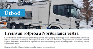 13.04.2026 Hreinsun rotþróa á Norðurlandi vestra