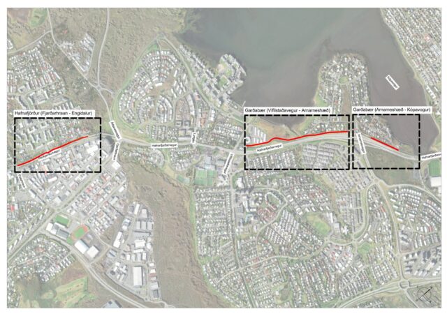 15.03.2026 Þrír stígar. Göngu- og hjólastígar 2. áfangi Garðabær og Kópavogur