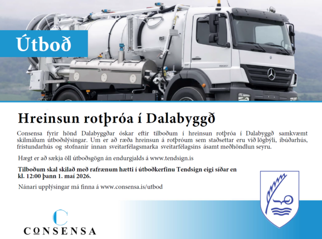 05.04.2026 Hreinsun rotþróa í Dalabyggð