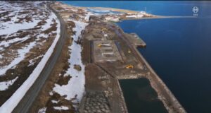 Fyrsta skóflustungan að kalkþörungaverksmiðju tekin í Súðavík