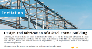 04.05.2026 Kalka óskar eftir tilboðum í hönnun og smíði stálgrindarhúss