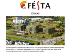 23.06.2026 Bygging nýrra stúdentagarða við Norðurslóð á Akureyri – Útboð Útboð