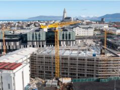 Framkvæmdir við hús Heilbrigðisvísindasviðs Háskóla Íslands Framkvæmdir