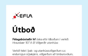 29.05.2026 Hraunbær 107 A-B Viðgerðir utanhúss – Útboð Útboð