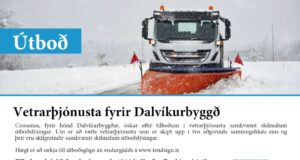22.06.2026 Dalvíkurbyggð býður út vetrarþjónustu fyrir komandi vetur Dalvíkurbyggð býður út vetrarþjónustu fyrir komandi vetur