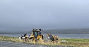 Rarik leggur 16 kílómetra háspennustreng í Húnaþingi Rarik leggur 16 kílómetra háspennustreng í Húnaþingi