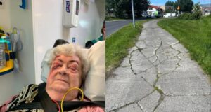 Flýta viðhaldi gangstéttar eftir slysið Flýta viðhaldi gangstéttar eftir slysið